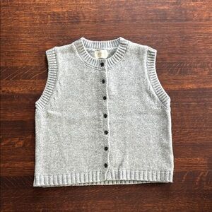Dissh Gray Sleeveless Sweater Vest